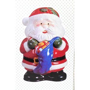 Santa Claus Vintage Ceramic Cookie Jar